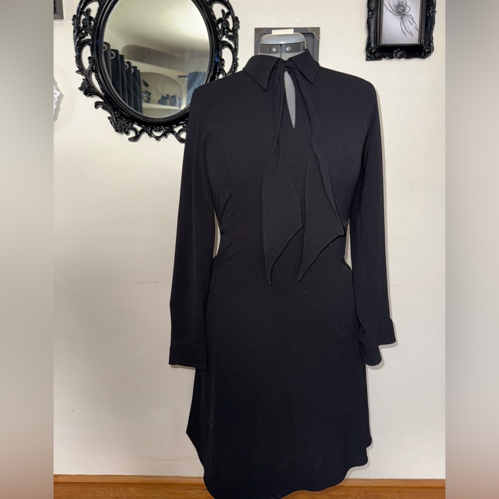 Who What Wear Black Sheath Dress with Slit